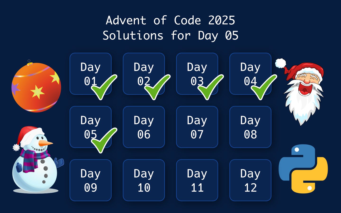 Advent of Code 2025: Day 05