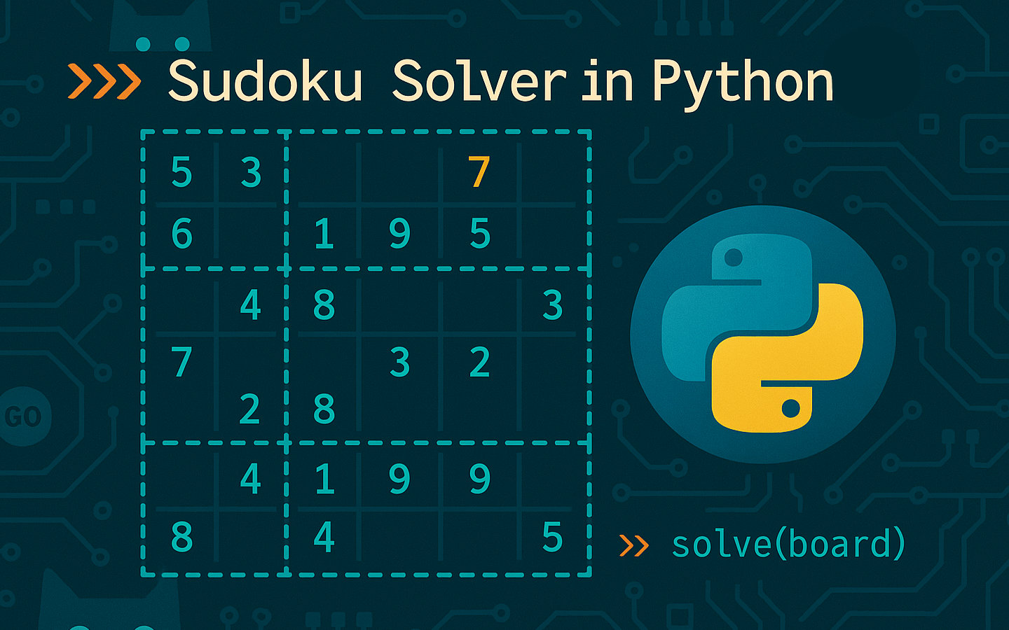 First week implementing the Python Sudoku solver